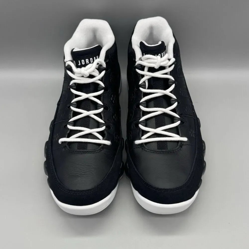 Air Jordan 9 Low “Barons” Golf Shoes Black White FN6930-001 Men's Size 8 NEW